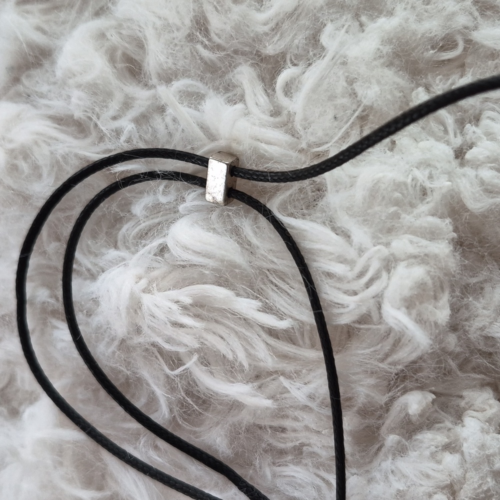 Art Deco Geometric Crescent Statement Pull Cord S… - image 8